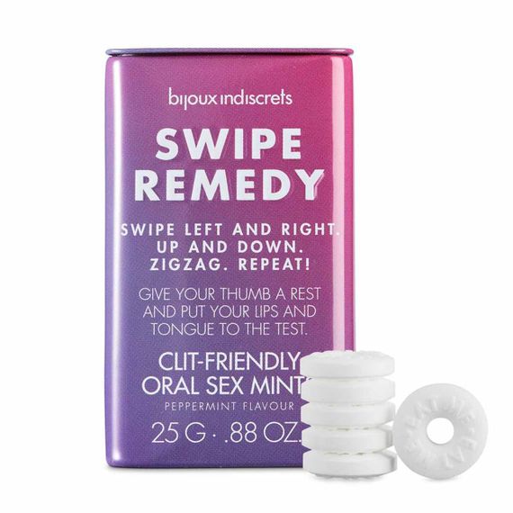 М'ятні цукерки Bijoux Indiscrets Swipe Remedy – clitherapy oral sex mints без цукру Sex Aura | Зображення 1