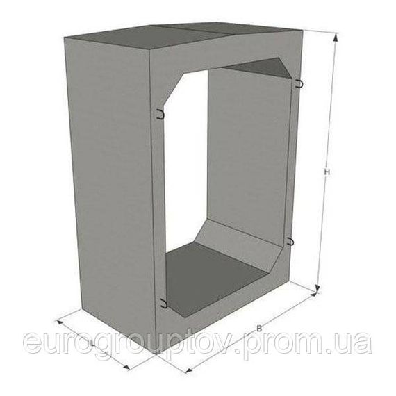 Ланка прямокутної труби ЗП 8.100