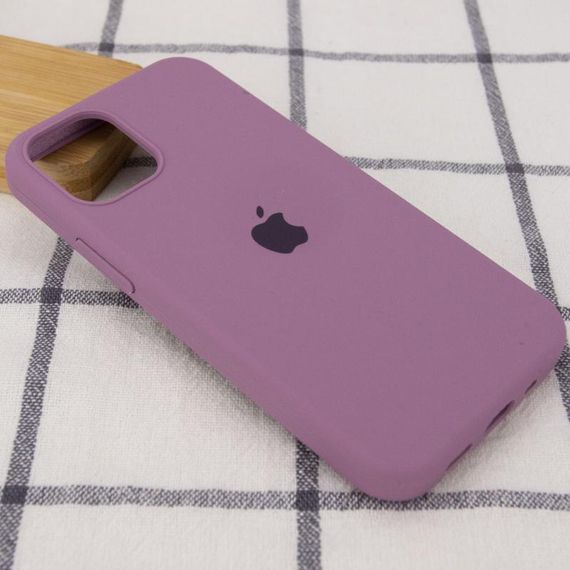 Чохол Silicone Case Full Protective (AA) для Apple iPhone 12 Pro / 12 (6.1") Ліловий / Lilac Pride | Зображення 1