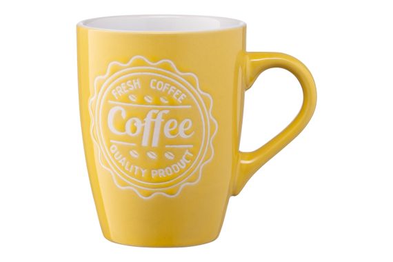 Чашка ARDESTO  Coffee, 330 мл, жовта, кераміка (AR3469Y) | Зображення 2