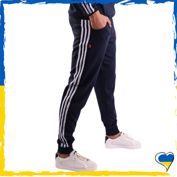 Костюм спортивний Adidas темно-синій. Костюм Адідас чоловічий 2XL | Зображення 3