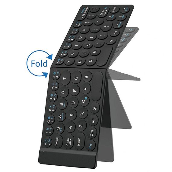 Клавиатура WIWU Fold Mini Keyboard FMK-01 Black | Зображення 1