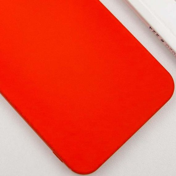 Чехол TPU GETMAN Liquid Silk Full Camera для Samsung Galaxy S23+ Красный / Red | Зображення 1