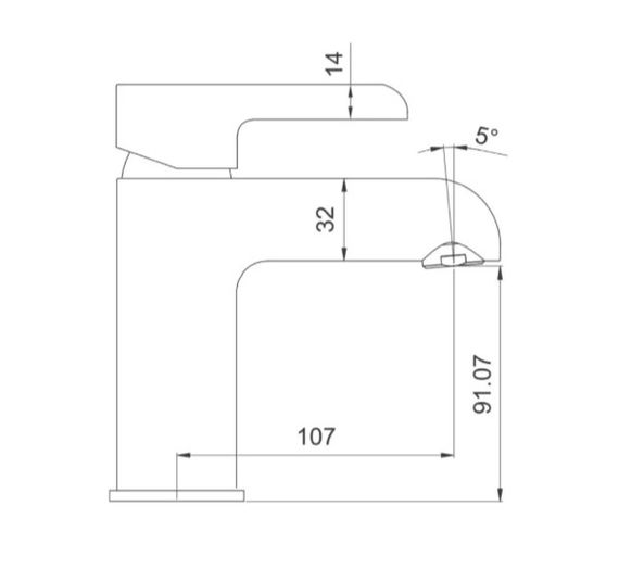 Смеситель для умывальника Gappo G1003-6 | Зображення 5