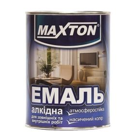 Емаль алкідна 0,9кг жовто-коричнева MAXTON