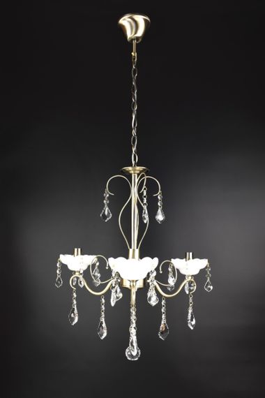 Люстра свічка 25888 Бронза 60-100х50х50 см. | Зображення 1