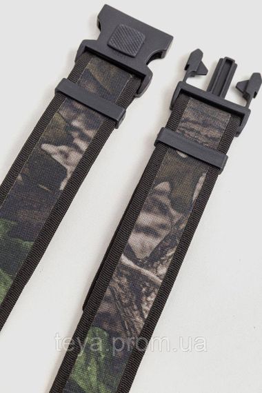 Ремінь чоловічий тактичний, колір чорно-зелений, розміри 105*4,5 см FA_003051 | Зображення 1