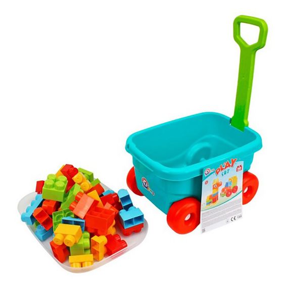 Дитячий конструктор "Візок" 1393TXK 50 деталей | Зображення 1