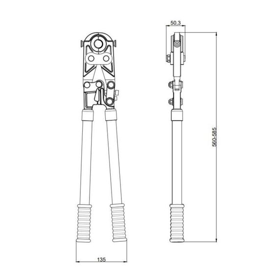 Інструмент для прес-фітингу Thermo Alliance d16-32 ручний STD-402 | Зображення 1