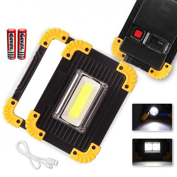 Мощный фонарь для рыбалки USB L811-20W-COB-1W | Фонарь-светильник UN-341 аккумуляторный кемпинговый | Зображення 3