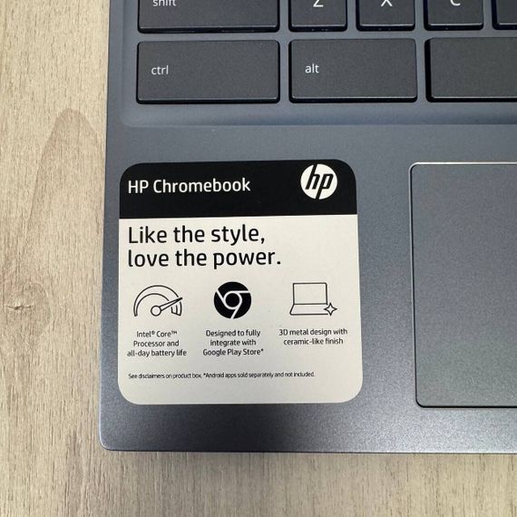 Ноутбук HP Chromebook 15-de0523dx White / 15.6" (1920x1080) IPS Touch / Intel Core i5-8250U (4 (8) ядра по 1.6 - 3.4 GHz) / 8 GB DDR4 / 128 GB SSD / Intel HD Graphics 620 / WebCam / Chrome OS б/у | Зображення 4