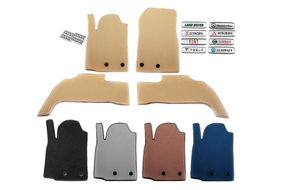 Коврики EVA (2 ряда, 5-дверный/7-местный, Бежевые) для Renault Kangoo 2008-2020 гг