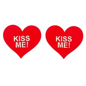 Пестисы на соски Star Night Kiss Me красные сердечки Sex Aura