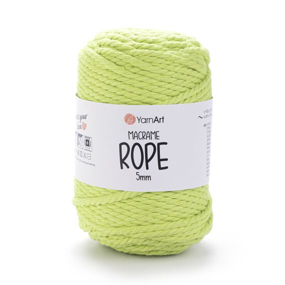 Пряжа YarnArt Macrame Rope 5 мм 755 бавовняний шнур для макраме, панно та кашпо