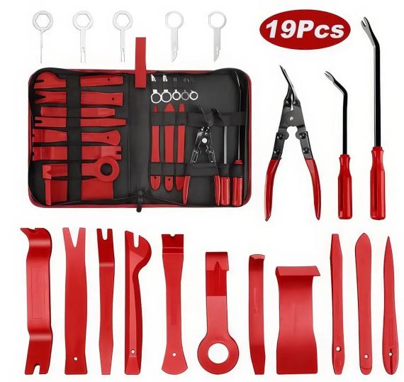 Набір із 19 інструментів для зняття обшивки та розбирання салону EL-198504 | Зображення 4