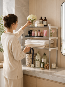 Полиця-органайзер для мікрохвильової печі Multifunctional storage rack / Multifunctional storage rack / Кухонна полиця-стелаж
