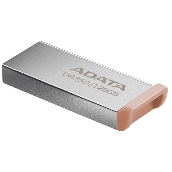 USB флеш накопичувач ADATA 128GB UR350 Silver/Beige USB 3.2 (UR350-128G-RSR/BG) | Зображення 2
