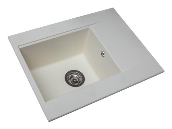 Кухонна мийка BODRUM 650 white Miraggio | Зображення 2