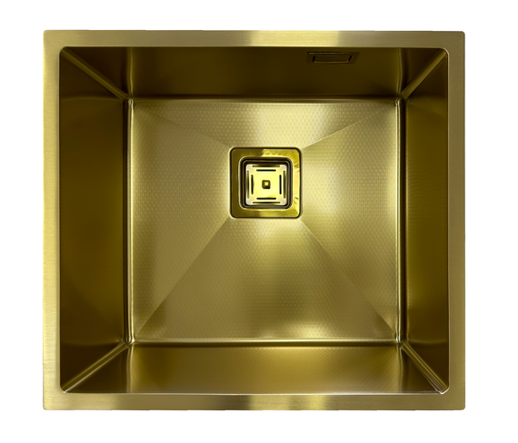 Нерж. мийка Fabiano Quadro 49 Celldecor Nano Gold 8216.401.1698 | Зображення 1