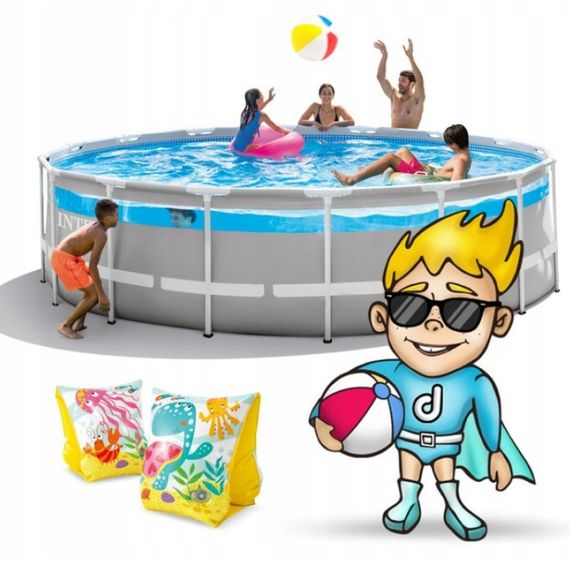Басейн каркасний 17 в 1 INTEX 26730, 488 х 122 см (DM-26730-17W1) | Зображення 2