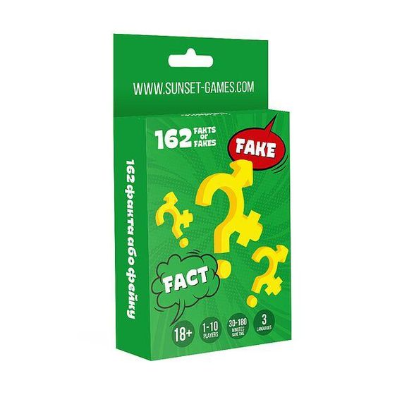 Еротична гра для пар «162 Fakts or Fakes» (UA, ENG, RU) Sex Aura