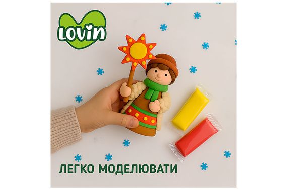 Набір для ліплення з повітряним пластиліном 7000228 "Вертеп" LOVIN | Зображення 2
