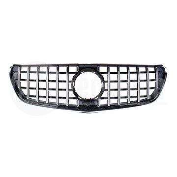 Решетка радиатора Mercedes Benz W447 15-20 (хром/чёрн.( c отв. камеры)) GTR, AutoTechteile, 130 8880, 130 8878