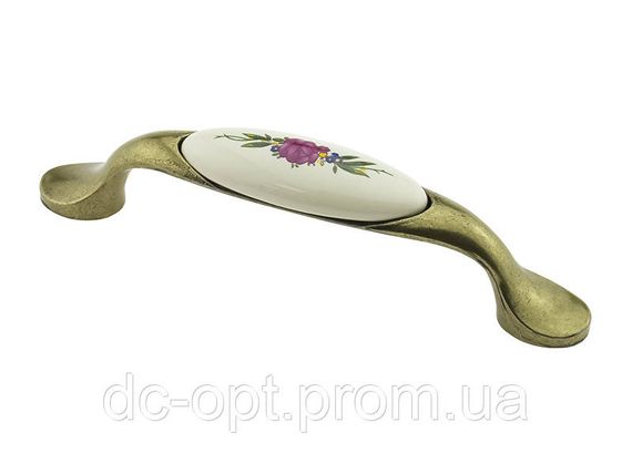Ручка DP 196/96 G4/MLK6 Антична Бронза/Троянда Червона ДС ОптимаЛайн