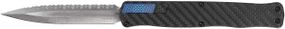 Ніж Heretic Cleric II Double Edge Aluminum Handle Serrated Blue