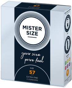 Презервативы Mister Size 57mm (3 шт) Sex Aura