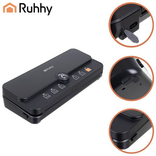 Вакуумний пакувальник Ruhhy 80 кПа — 110 Вт, шланг і рулон у комплекті | Зображення 3