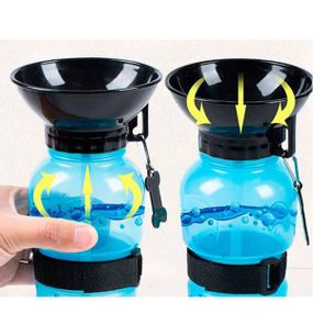 Бутылка питьевой воды для животных Синяя