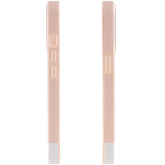 Чохол TPU+PC Bichromatic для Apple iPhone 13 Pro (6.1") Силікон, Grey-beige / White | Зображення 2