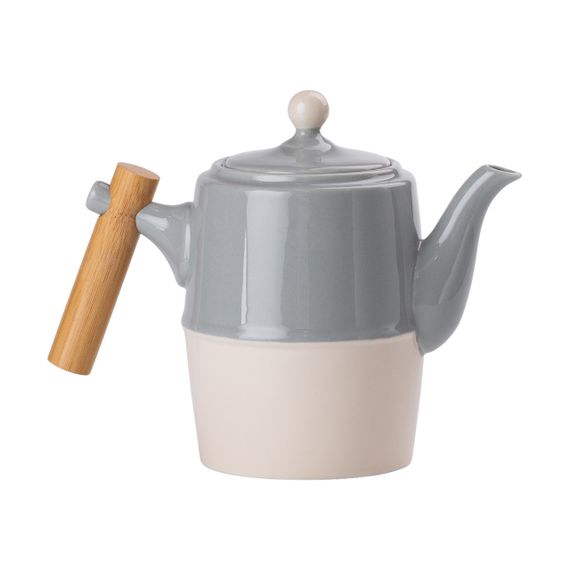 Чайный набор на 6 персон с бамбуковой подставкой серый HP-15-22 | Зображення 1