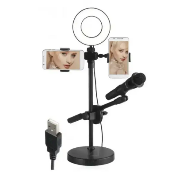 Блогер Кільцевий світильник ing LED Youtuber з подвійною підтримкою фото- та відео, стримів, блогів | Зображення 1