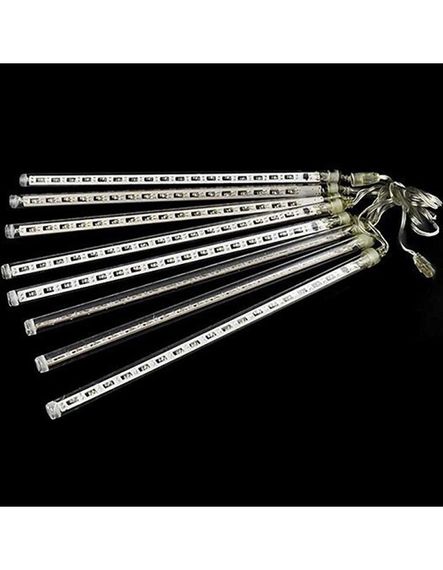 Светодиодная гирлянда Led "Тающие сосульки, Метеоритный дождь" на 240 диодов 3.6 м Белый теплый | Зображення 2