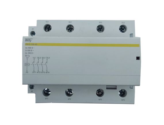 Контактор модульный КМ-6-100-40 100А 230AC 4NO 4р 6мод. Ny95503911