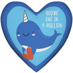Подушка сердце You`re one in a million 37x37 см (4PS_21L004)