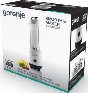 Блендер Gorenje  для смузі BSM600LBW 0.6 л (BSM600LBW) | Зображення 4