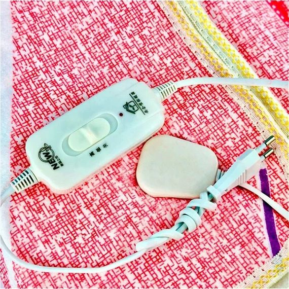 Електропростирадло Electric Blanket 7418 150×120 см з 2 режимами підігріву, сердечка | Зображення 5