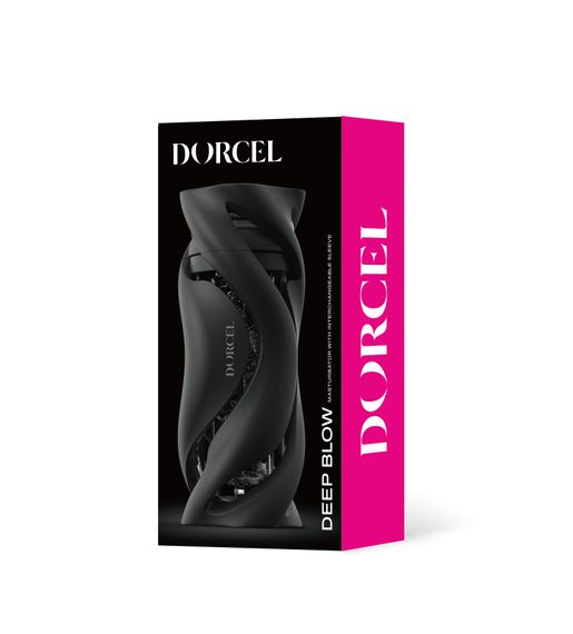 Мастурбатор Dorcel DEEP BLOW BLACK, подвійне використання | Зображення 5