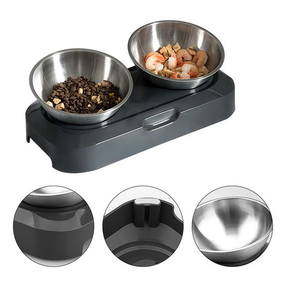 Миска подвійна на підставці Lapka, 2 х 480 мл | Зображення 4