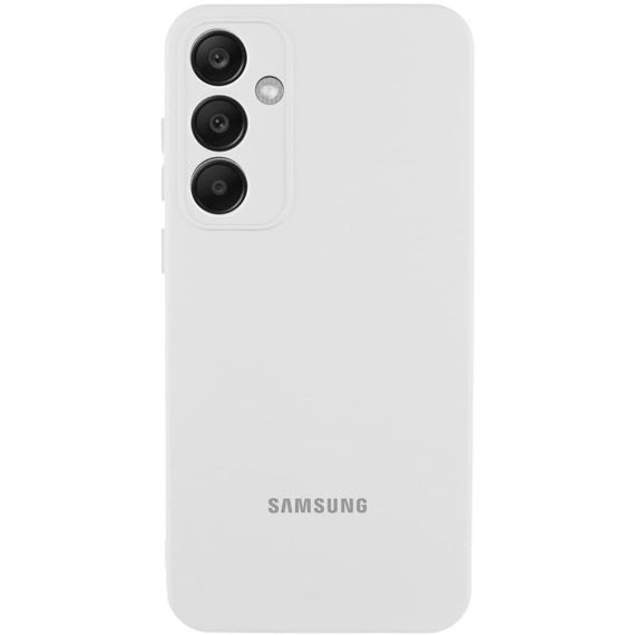 Чохол Silicone Cover Lakshmi Full Camera (AA) with logo для Samsung Galaxy S25+ Білий / White