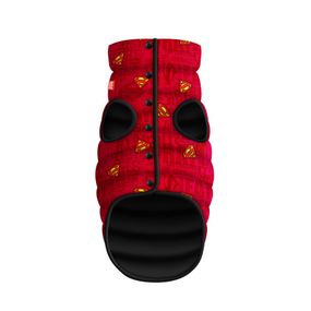 Курточка для собак WAUDOG Clothes з малюнком "Супермен червоний", S30, В 58-62 см, С 42-46 см