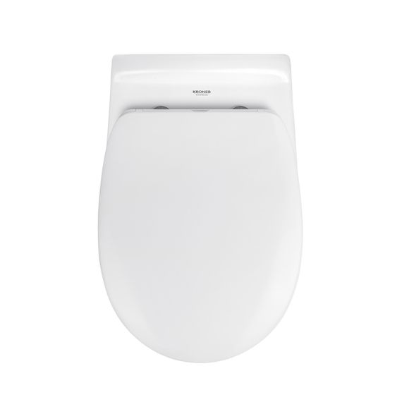 Унітаз підвісний безобідковий Kroner Oker WHI533536 RIMLESS з сидінням (KO533536WHIR) | Зображення 7