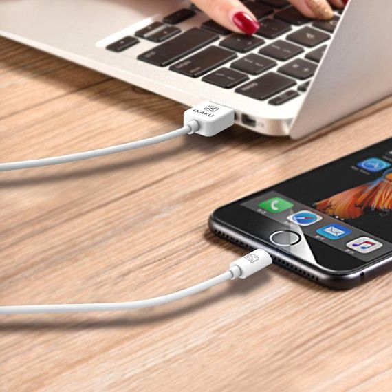 USB кабель Kaku KSC-078 3-in-1 Type-C / MicroUSB / Lightning 1m - White | Зображення 7