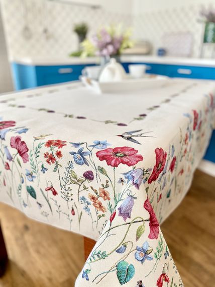 Скатертина гобеленова RUNNER862 Limaso, 160x250, Прямокутна, Повсякденний, Без люрексу, 75% поліестер, 22% бавовна, 3% акрил, Гобелен | Зображення 3
