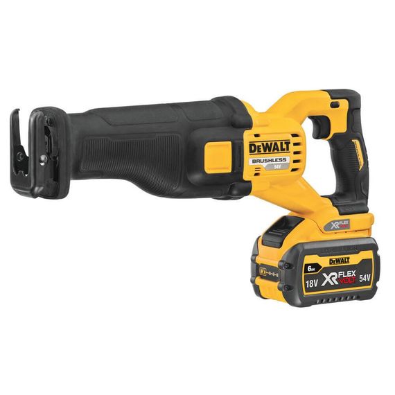 Пила сабельная аккумуляторная 54В DeWALT DCS389T2 | Зображення 1