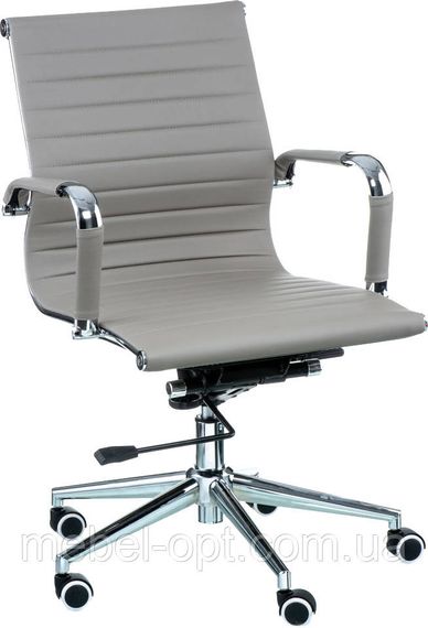 Офісне крісло Solano 5 artleather grey Tilt, репліка дизайнерського крісла Eames Style | Зображення 3