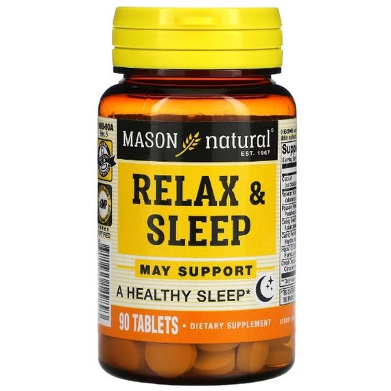 Комплекс для сну Mason Natural Relax and Sleep 90 Tabs